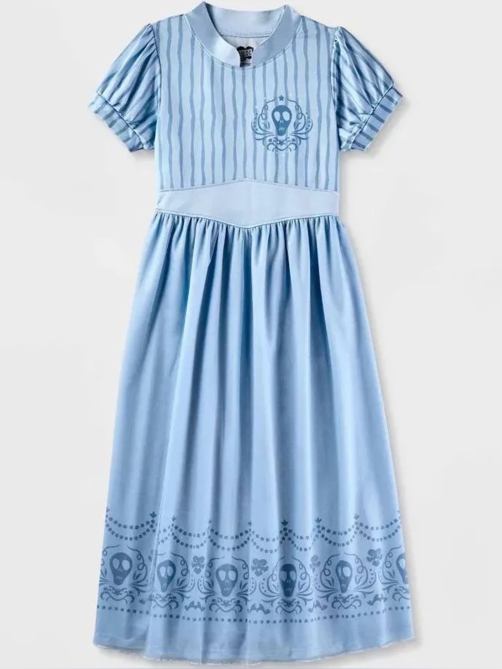Beetlejuice Girls’ Astrid Dress-Up Nightgown Pajamas - Blue